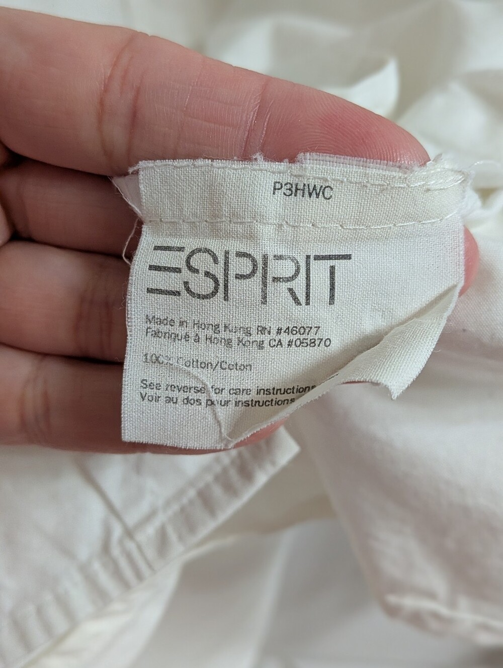 Vintage 90s‎ Esprit Celestial Embroidered Shirt White Stars Moon Made Hong Kong - Picture 4 of 7